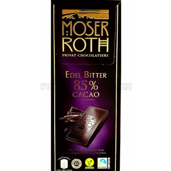 Moser Roth - čokoláda hořká 85% 125 g