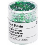 Rico Design GmbH & Co.KG Rico Design Metalické vločky do pryskyřice - stříbrnozelené – Zboží Dáma