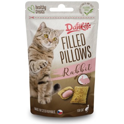Dafiko Filled Pillows with Rabbit for Cats 40 g – Hledejceny.cz