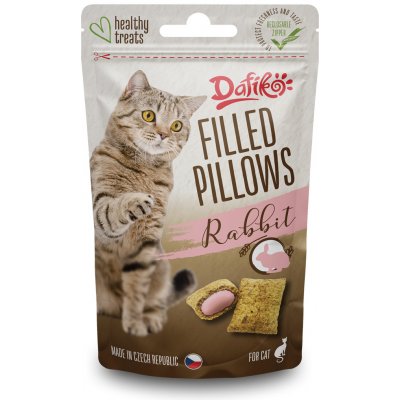 Dafiko Filled Pillows with Rabbit for Cats 40 g