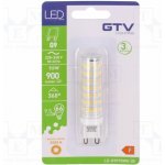 GTV Poland LD-G9P95W0-30 Žárovka LED teple bílá G9 230VAC 900lm 9,5W 360° 3000K – Hledejceny.cz