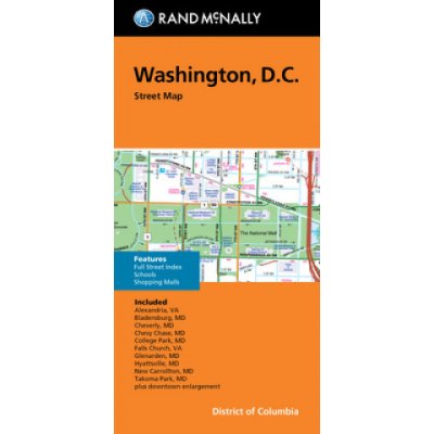 Rand McNally Folded Map: Washington, D.C. Street Map – Hledejceny.cz