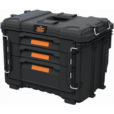 Keter Roc Pro Gear 2.0 Box se třemi zásuvkami 56,5 x 37,5 x 41,3 cm 17212468 – Zboží Mobilmania