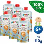 Salvest Põnn BIO Ovocné smoothie s jogurtem a sušenkami 6 x 110 g – Sleviste.cz