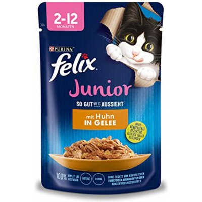 Felix Fantastic Junior s kuřetem v želé 85 g – Zboží Mobilmania