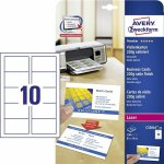Avery Zweckform Obchodní vizitky Quick & Clean - ultra bílý, oboustranný, 25 ks – Hledejceny.cz