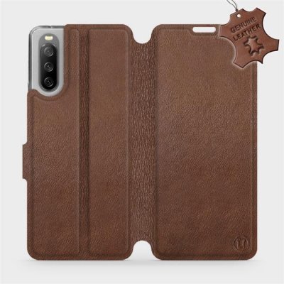 Pouzdro Mobiwear paradní Flip Sony Xperia 10 III - Hnědé - L_BRS Brown Leather – Zbozi.Blesk.cz