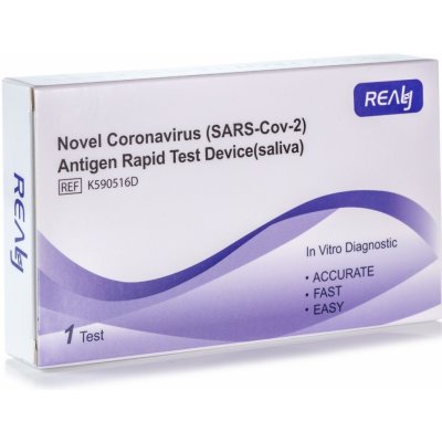 Hangzhou Realy Tech Novel Coronavirus SARS-Cov-2 Antigen Rapid Test Device saliva 1 ks – Zboží Dáma