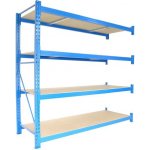 BIEDRAX Regál 60 x 200 x 250 cm 4 police – HobbyKompas.cz