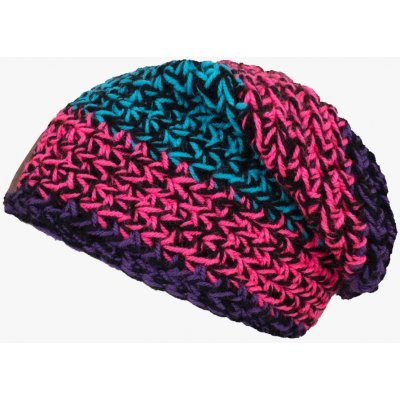 Háčkovaná čepice mix Lia – Zboží Dáma