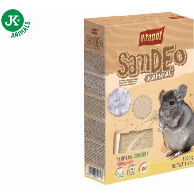 Vitapol písek Sandeo koupací písek pro činčily 1,5 kg – Hledejceny.cz