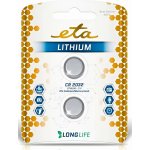 ETA PREMIUM CR2032 2ks CR2032LITH2 – Zboží Živě