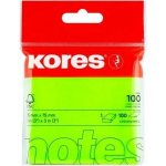 Kores Samolepicí bločky 75x75 / 100 lístků v bločku, FSC - zelené (47093) – Hledejceny.cz