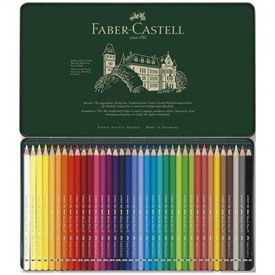 Faber-Castell Albrecht Dürer Akvarelové pastelky plechová krabička, 36 barev – Zboží Mobilmania