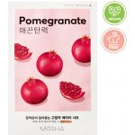 Missha Plátýnková pleťová maska Airy Fit Sheet Mask Pomegranate - 19 g 1 ks – Zboží Dáma