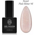 NANI gel lak Sweet Pink Glitter 6 ml – Zboží Dáma