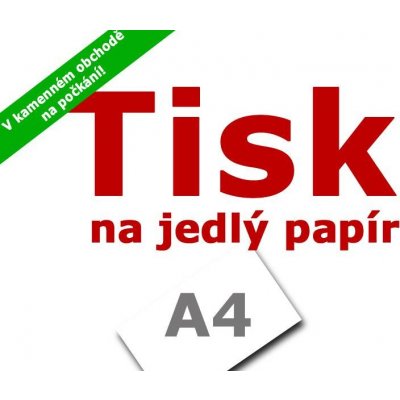 Tisk na jedlý papír A4 Apolo77 – Zboží Mobilmania