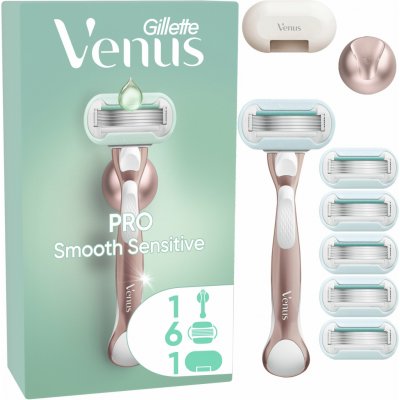 Gillette Venus Pro Smooth Sensitive + 6 ks hlavic – Sleviste.cz