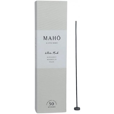 MAHŌ MAHO vonné tyčinky + stojánek White musk 30 ks – Hledejceny.cz