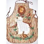 Forbyt zástěra s chňapkou MYSLIVECKÁ S RECEPTEM hnědá – Zboží Dáma