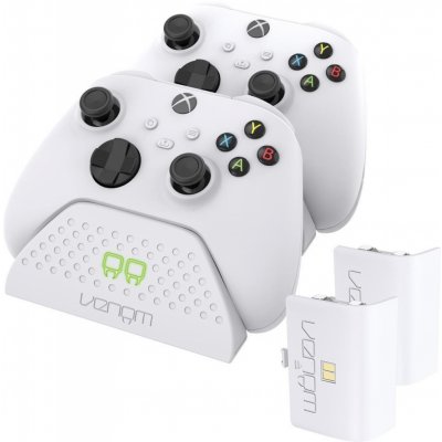 VENOM VS2871 Xbox Series S/X & One White Twin Docking Station + 2 baterie – Zboží Živě
