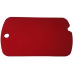 Bafpet Oboustranná psí známka military Červená 2,5 x 4,5cm 04V – Hledejceny.cz