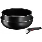 Tefal Sada nádobí Ingenio Easy Cook & Clean 3 ks – Zboží Mobilmania