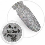 Jemný glitrový prach na nehty 1g Glitter Winter 02 krásně třpytivý holografický glitter – Hledejceny.cz