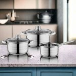 Florina Sada nerezových hrnců 5 ks – Hledejceny.cz