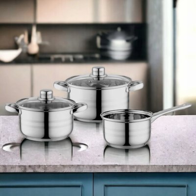 Florina Sada nerezových hrnců 5 ks – Hledejceny.cz