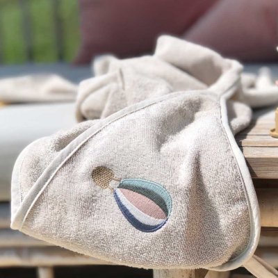 Petú Mano Kojenecká osuška s kapucí Air Balloon – Zboží Dáma