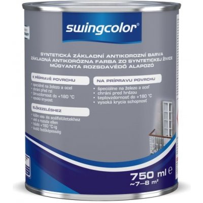 Swingcolor Základní antikorozní barva, šedá, 750 ml 6103 T0750 7106 – Zbozi.Blesk.cz