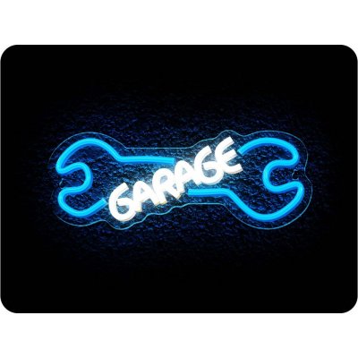 TelForceOne Neolia Neon LED dekorace GARAGE stmívatelná, 5V, USB [RTV100478] – Zboží Živě