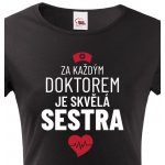 Tričko pro zdravotní sestry černá – Hledejceny.cz