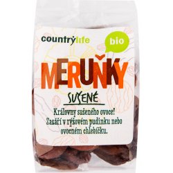 Country Life Bio Meruňky sušené přírodní 200 g