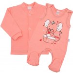 New Baby Kojenecká soupravička Mouse bílá Růžová – Zboží Dáma
