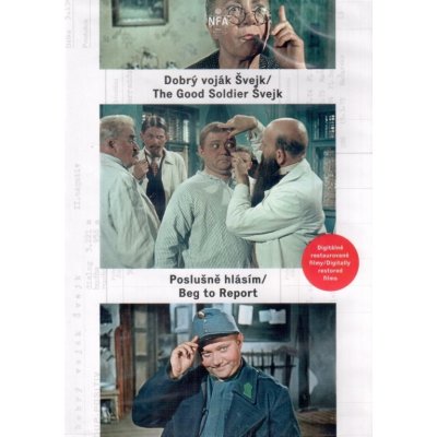 Dobrý voják Švejk / Poslušně hlásím DVD – Zboží Mobilmania