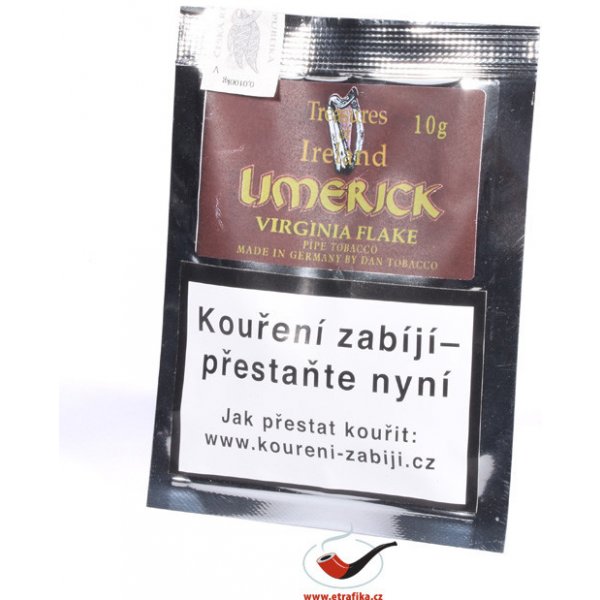 Tabák do dýmky Treasures of Ireland Dýmkový tabák Limerick Flake 10