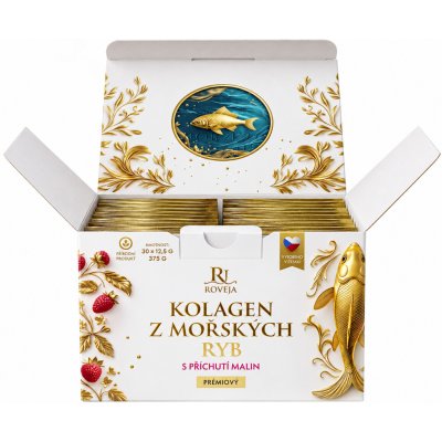 Kolagen z mořských ryb 10 000 mg, příchuť malina 30 sáčků – Hledejceny.cz
