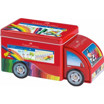 Faber-Castell 155533 Connector plechové autíčko 33 ks – Zboží Živě
