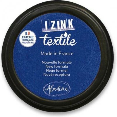 Aladine Izink Textile razítkovací polštářek tmavě modrá 19014 – Sleviste.cz