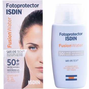 ISDIN Fusion Water SPF50+ opalovací přípravek na obličej 50 ml
