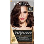 L'Oréal Préférence Récital 4.15/M1 Caracas Inte. ledově čokoládová barva na vlasy – Hledejceny.cz