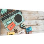 Skleněný obraz - Retro rádio, jednodílný 100x50 cm na skle – Zboží Mobilmania