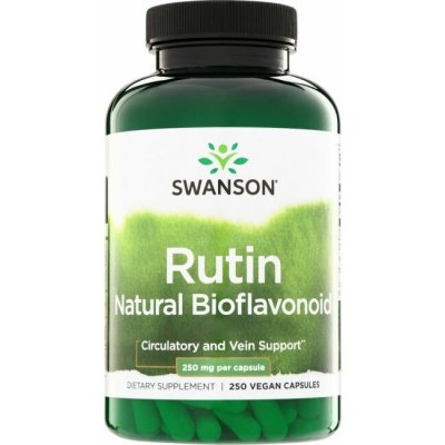 Swanson Rutin Natural Bioflavonoid 250 ks, veganské kapsle, 250 mg – Hledejceny.cz