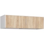 Ak furniture CLP S150 bílý / dub sonoma – Hledejceny.cz