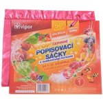 VIPOR Sáček HDPE zamrazovací 20× 30cm, 50 ks, červená – Sleviste.cz