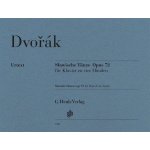 Antonín Dvořák Slavonic Dances Slovanské tance Op.72 noty na čtyřruční klavír – Hledejceny.cz