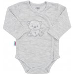 New Baby Kojenecká soupravička do porodnice Sweet Bear šedá Šedá – Zboží Mobilmania