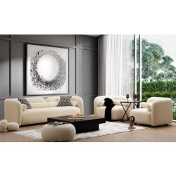 Atelier del Sofa 3-Seat Sofa Victoria Cream Bouclette